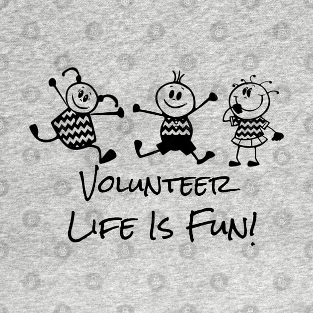 Volunteer Life is Fun in Cartoon by DesignIndex